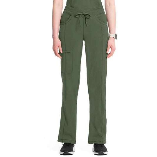 Cherokee Scrubs Pants XXS / Regular Cherokee Infinity Drawstring Pant 1123A Olive
