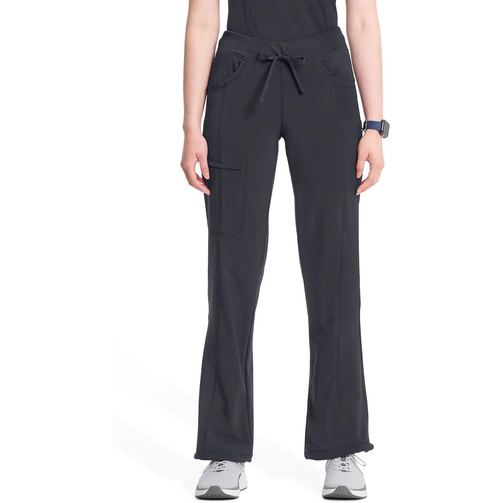 Cherokee Scrubs Pants Cherokee Infinity 1123A Scrubs Pants Womens Drawstring Pewter