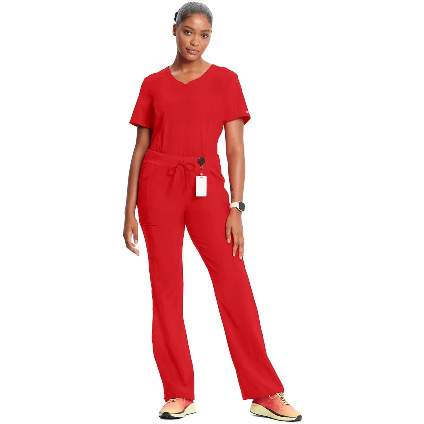 Cherokee Scrubs Pants Cherokee Infinity Drawstring Pant 1123A Red