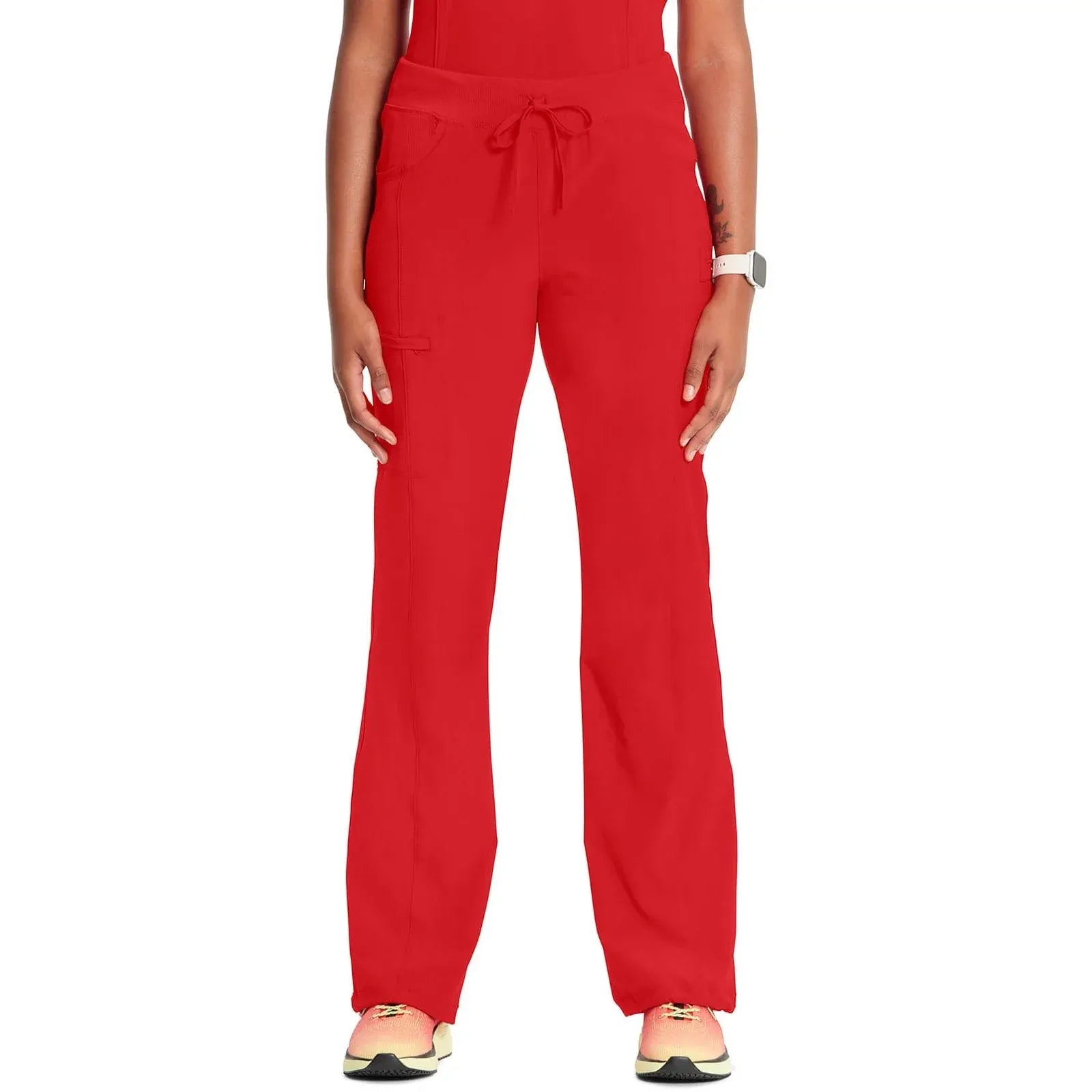 Cherokee Scrubs Pants XXS / Regular Cherokee Infinity Drawstring Pant 1123A Red