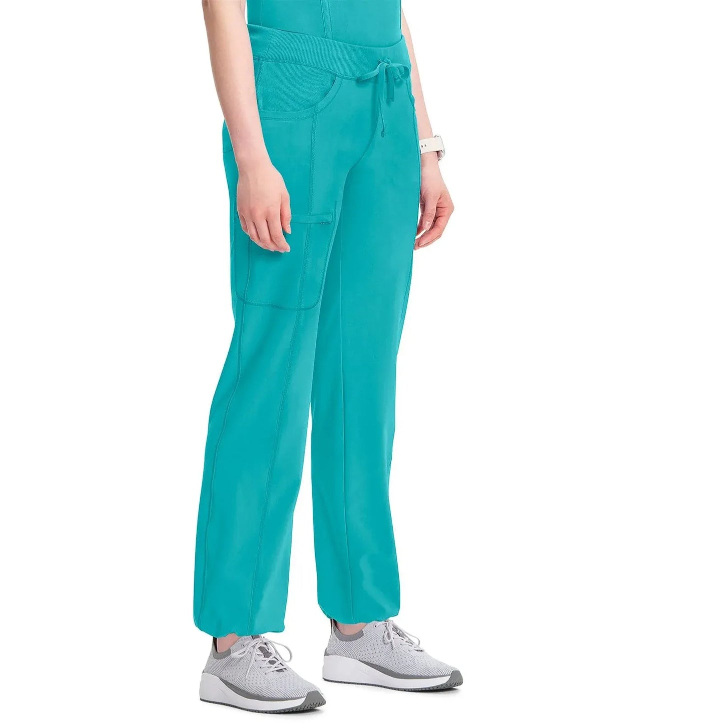 Cherokee Scrubs Pants Cherokee Infinity Drawstring Pant 1123A Teal Blue