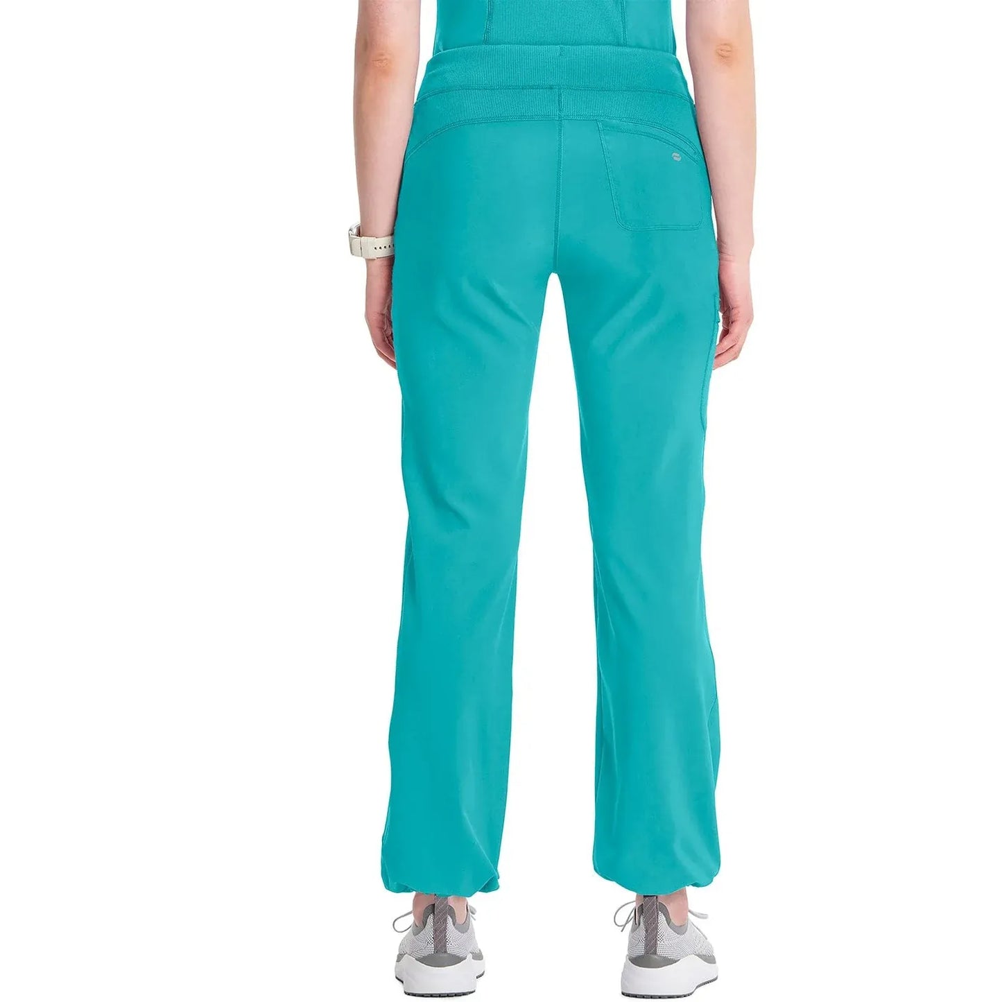 Cherokee Scrubs Pants Cherokee Infinity Drawstring Pant 1123A Teal Blue