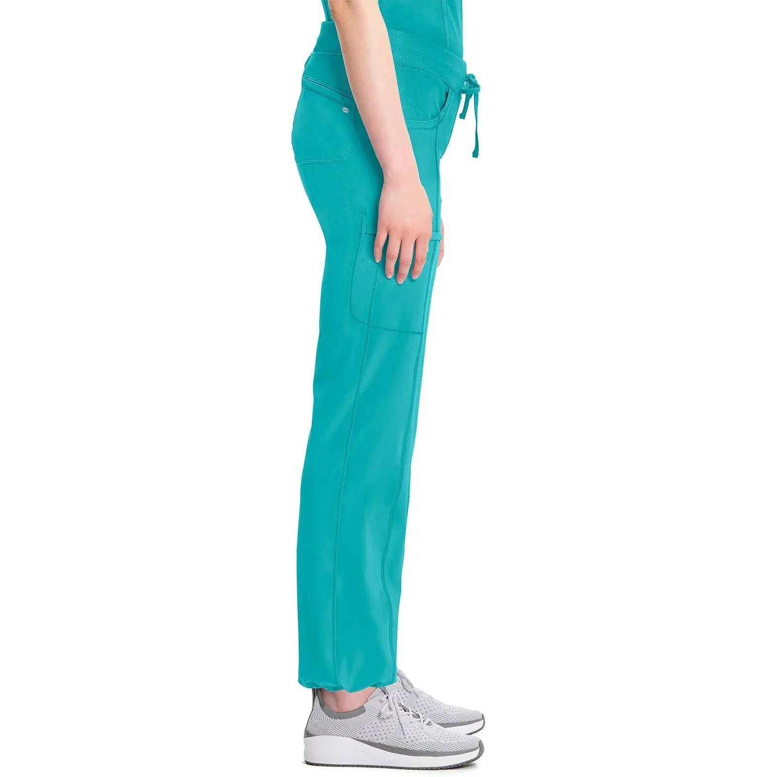 Cherokee Scrubs Pants Cherokee Infinity Drawstring Pant 1123A Teal Blue