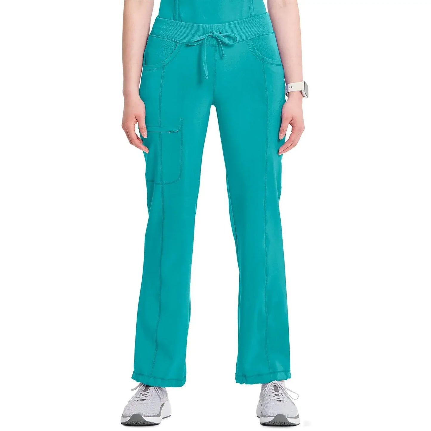 Cherokee Scrubs Pants Cherokee Infinity Drawstring Pant 1123A Teal Blue