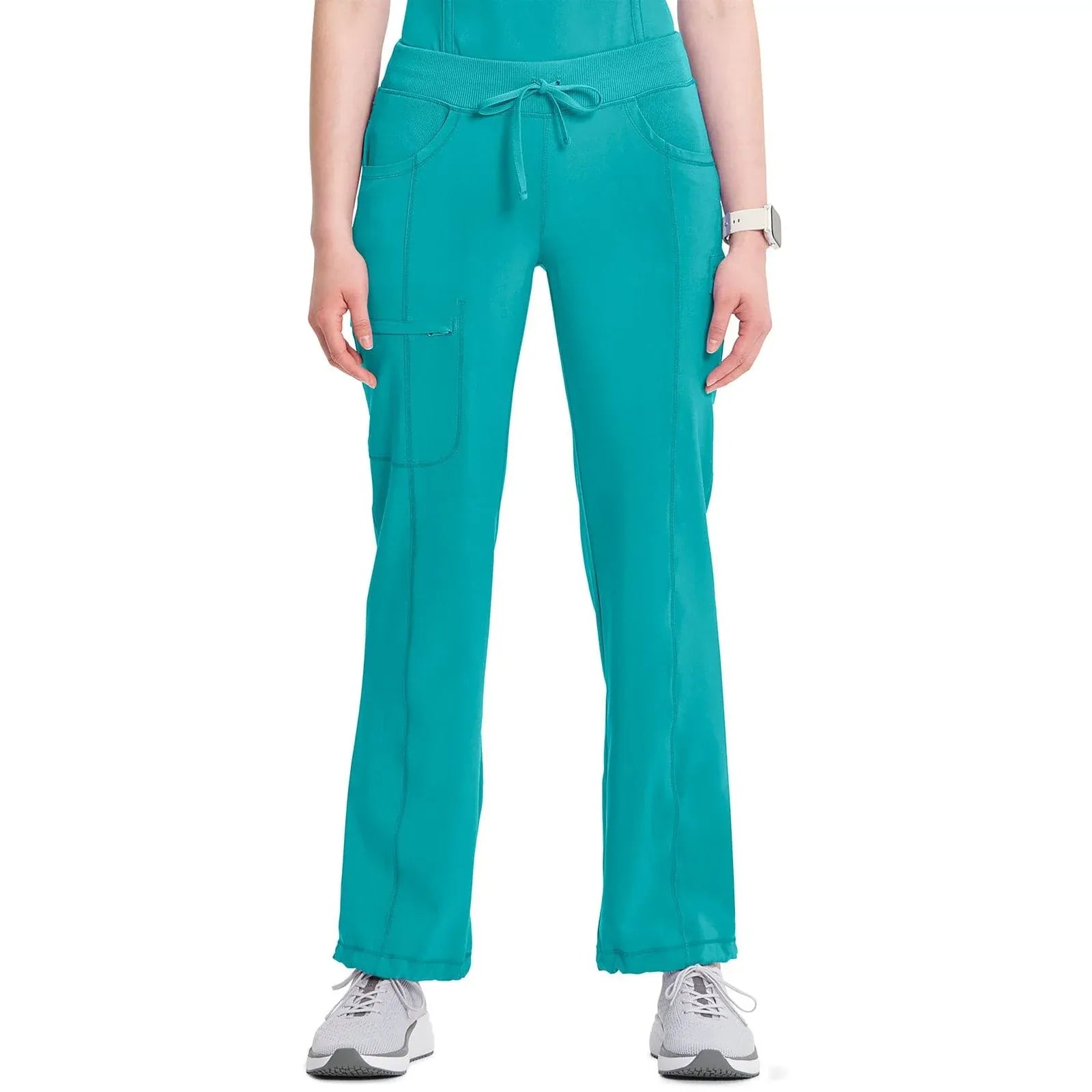 Cherokee Scrubs Pants Cherokee Infinity Drawstring Pant 1123A Teal Blue