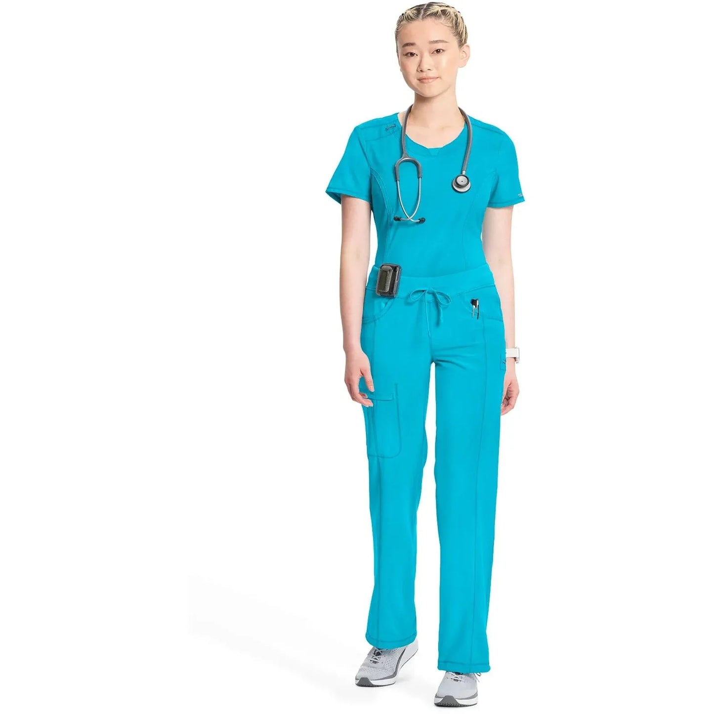 Infinity 1123A Scrubs Pants Womens Drawstring Turquoise