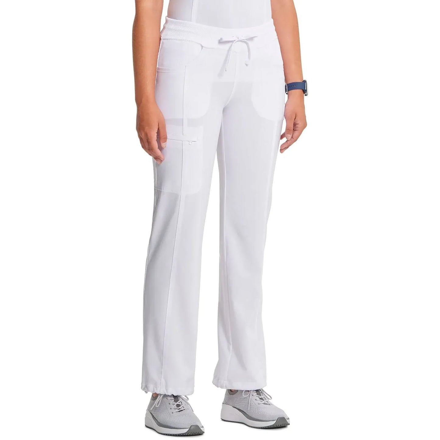 Cherokee Scrubs Pants XS Cherokee Infinity Drawstring Pant White