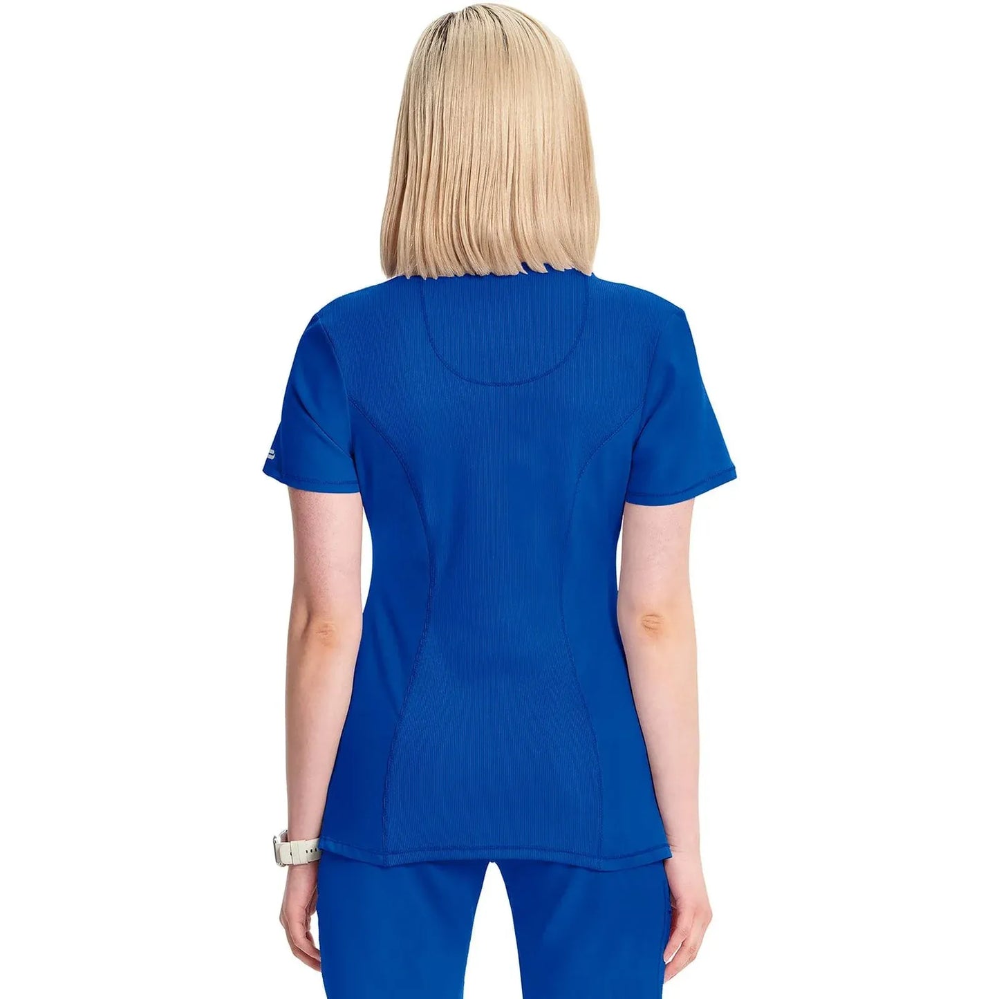 Infinity 2624A Scrubs Top Women's Round Neck Galaxy Blue