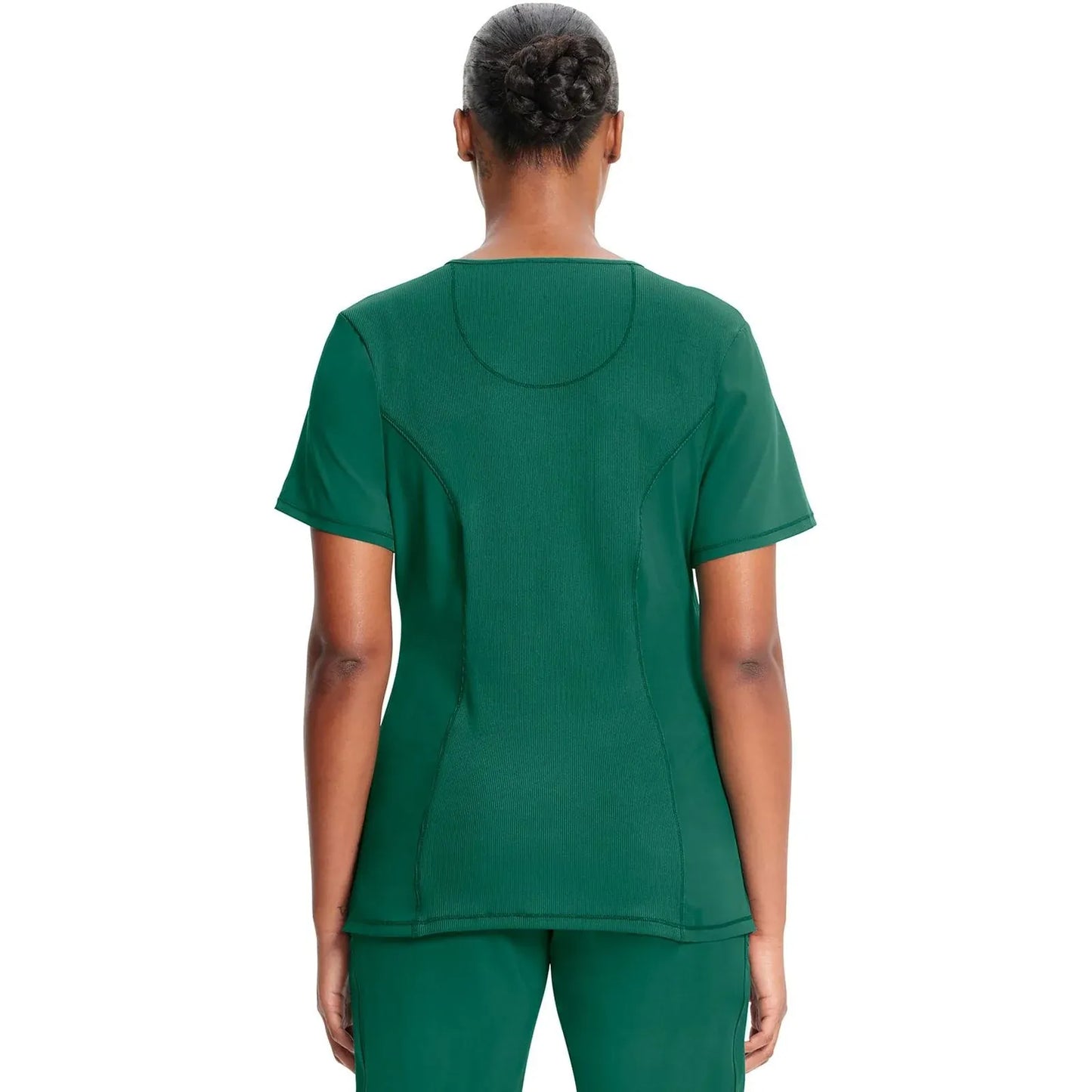 Infinity 2624A Scrubs Top Women's Round Neck Hunter Green