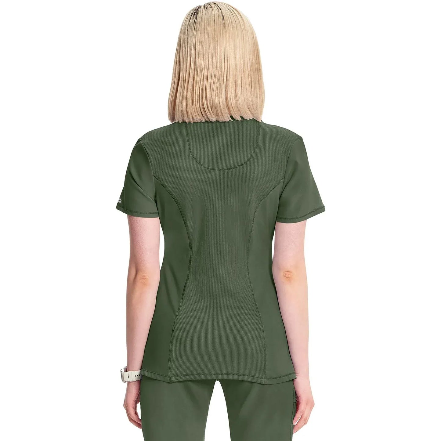 Infinity 2624A Scrubs Top Women's Round Neck Olive