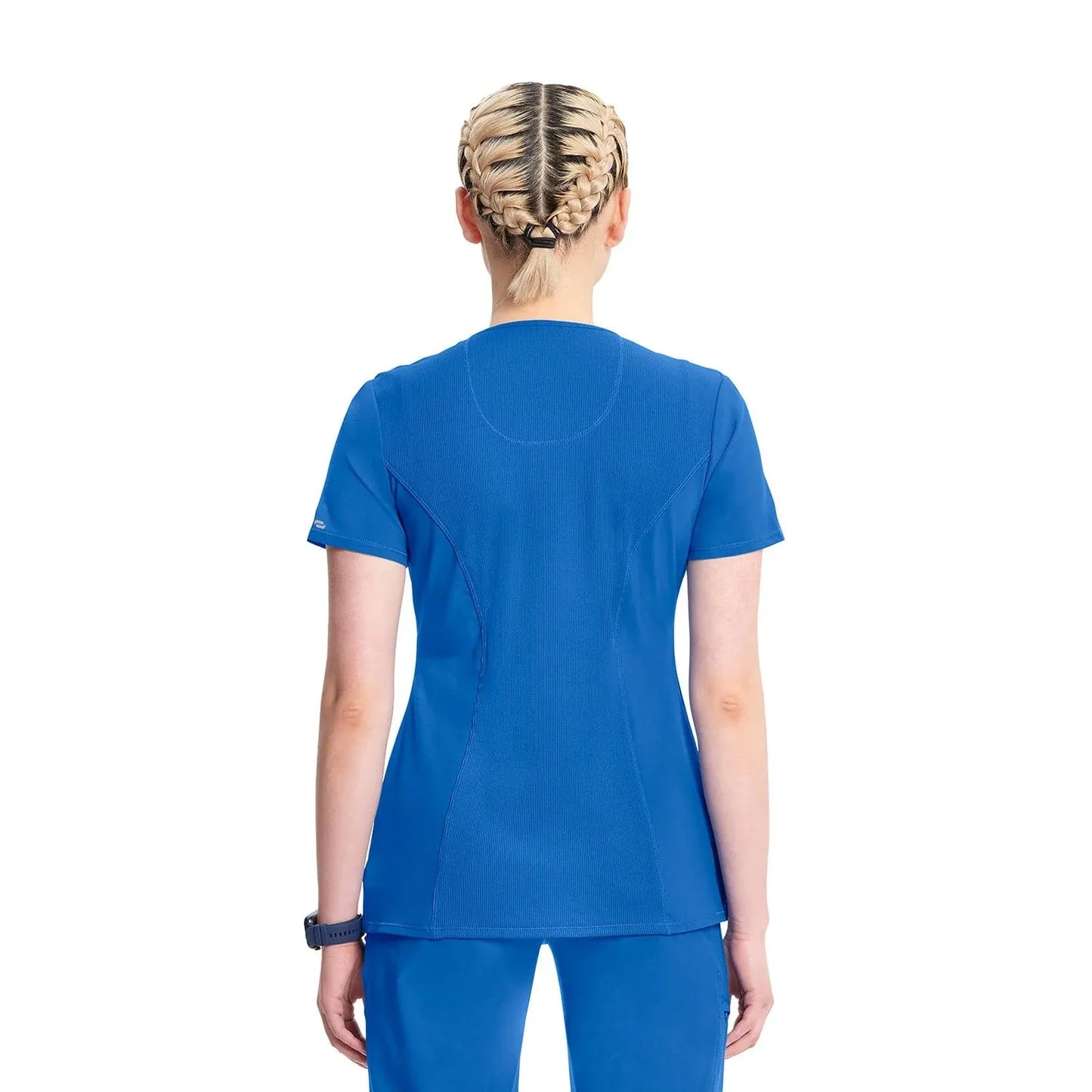 Infinity 2624A Scrubs Top Women's Round Neck Royal
