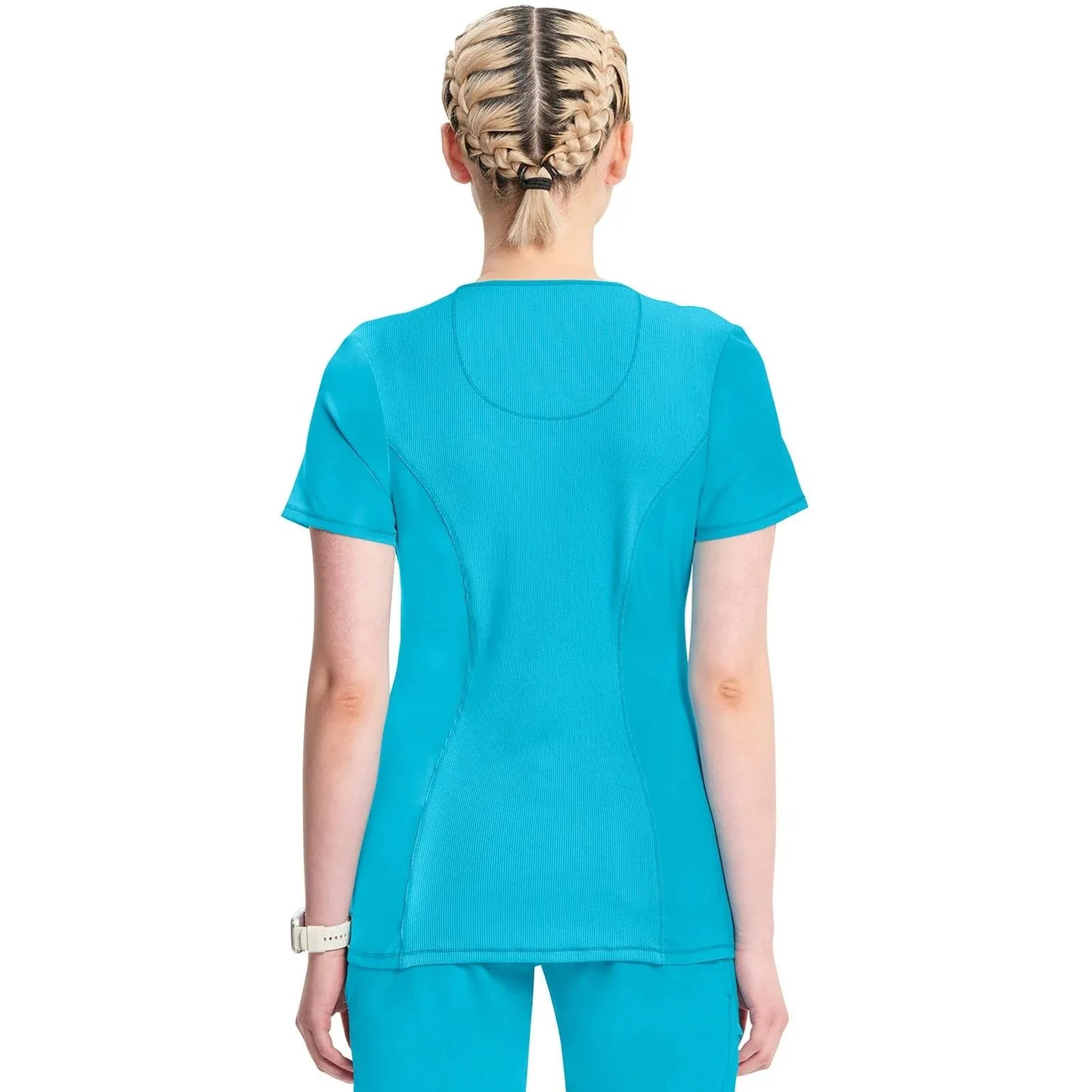 Infinity 2624A Scrubs Top Women's Round Neck Turquoise