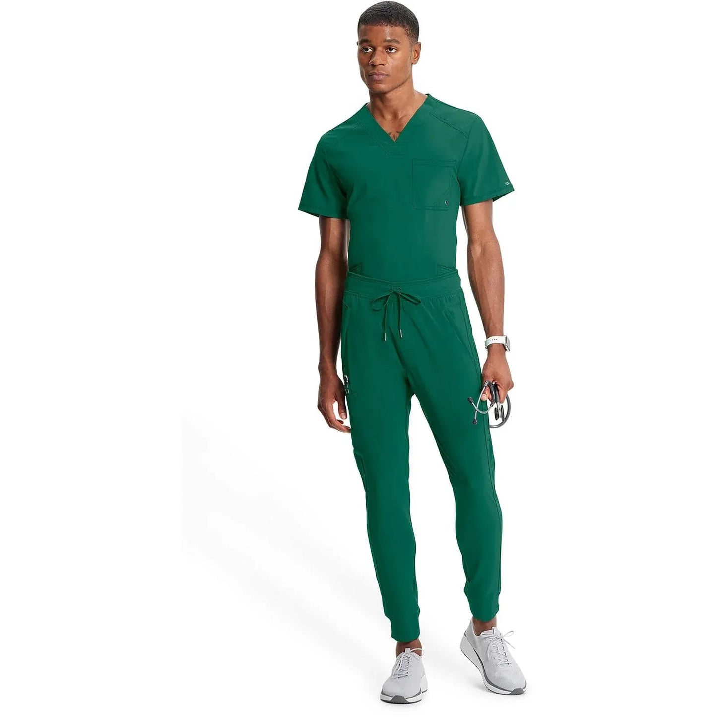 Infinity CK004A Scrubs Jogger Pant Men Hunter Green