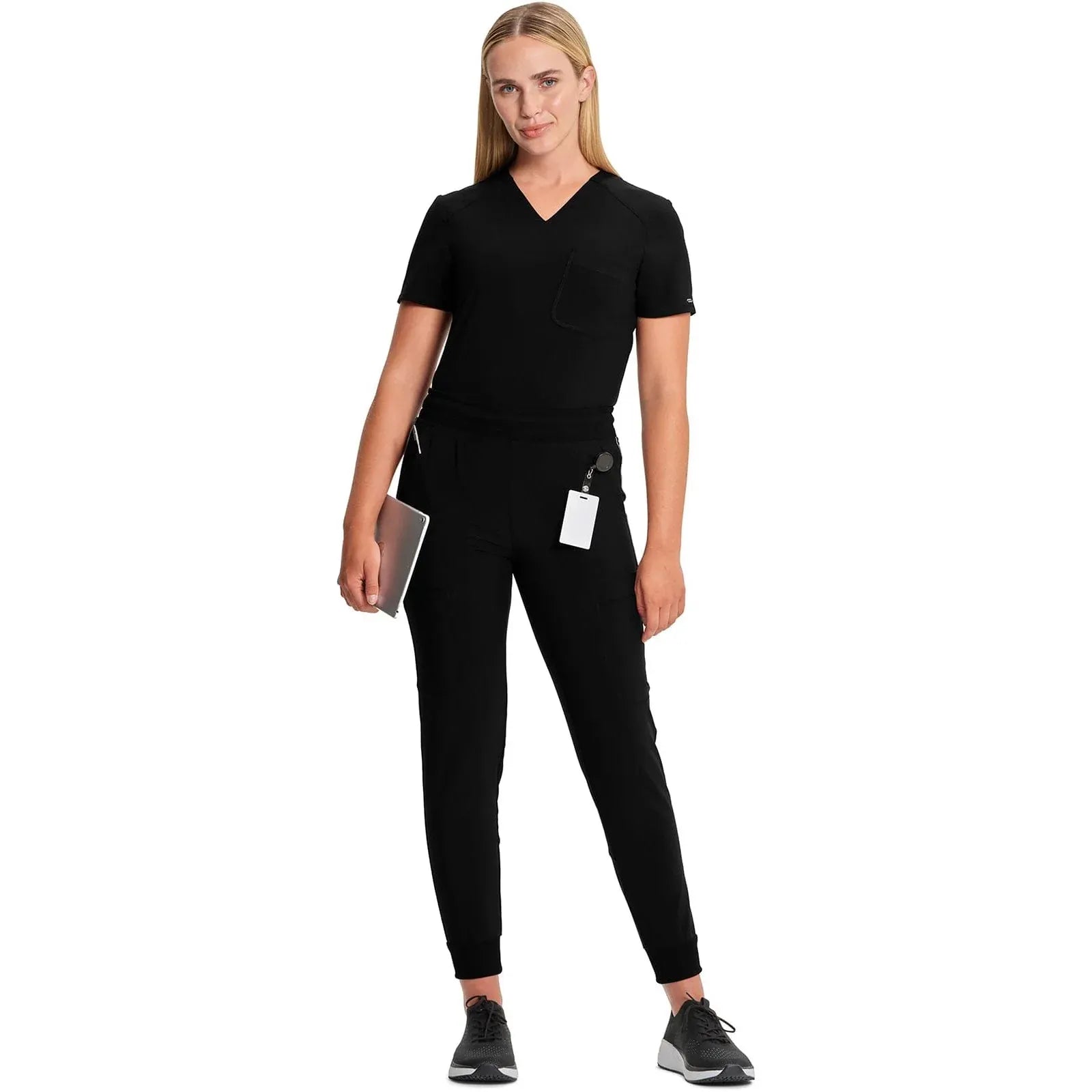 Cherokee Scrubs Pants Infinity Scrubs Jogger Pants Black