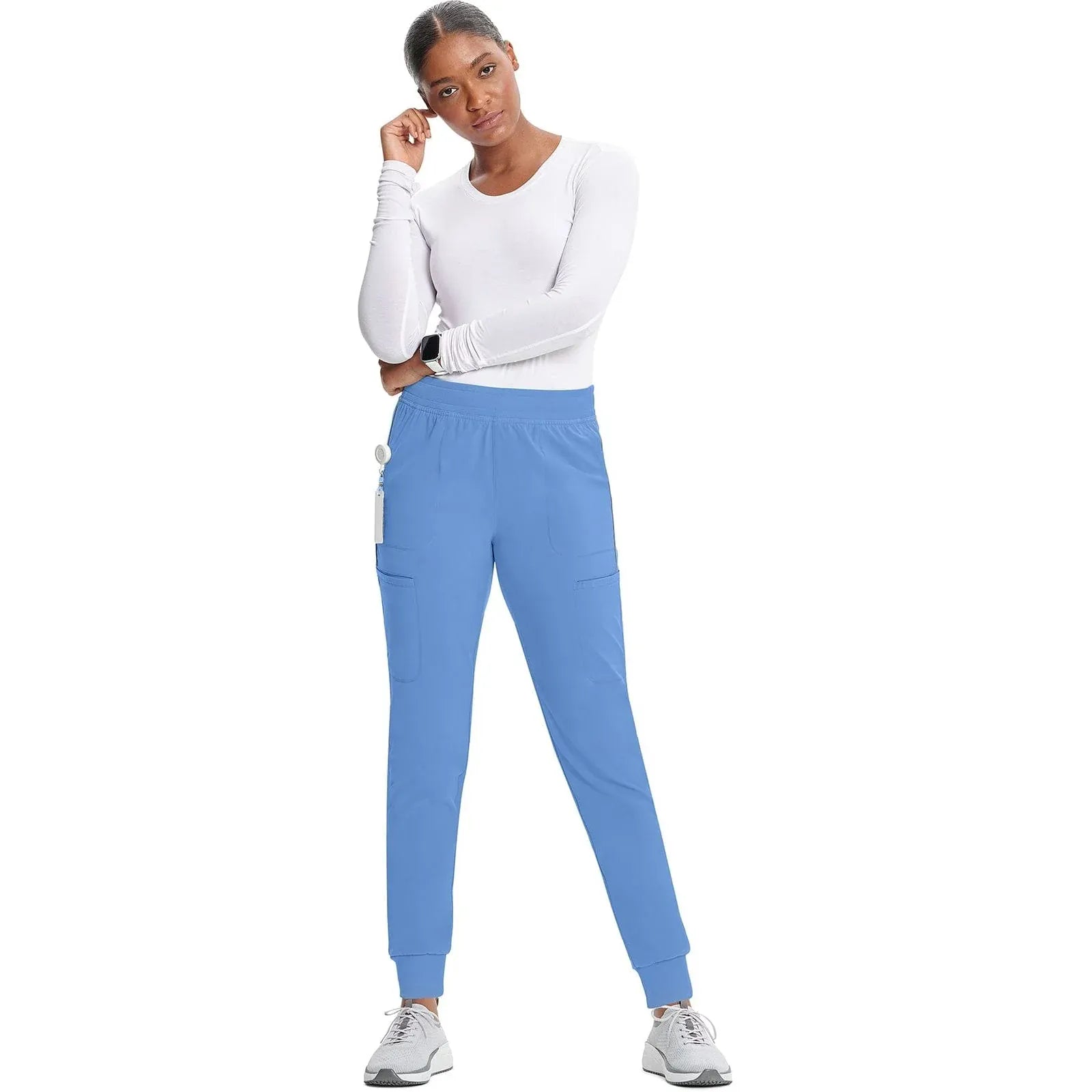 Cherokee Scrubs Pants Infinity Scrubs Jogger Pants Ciel Blue