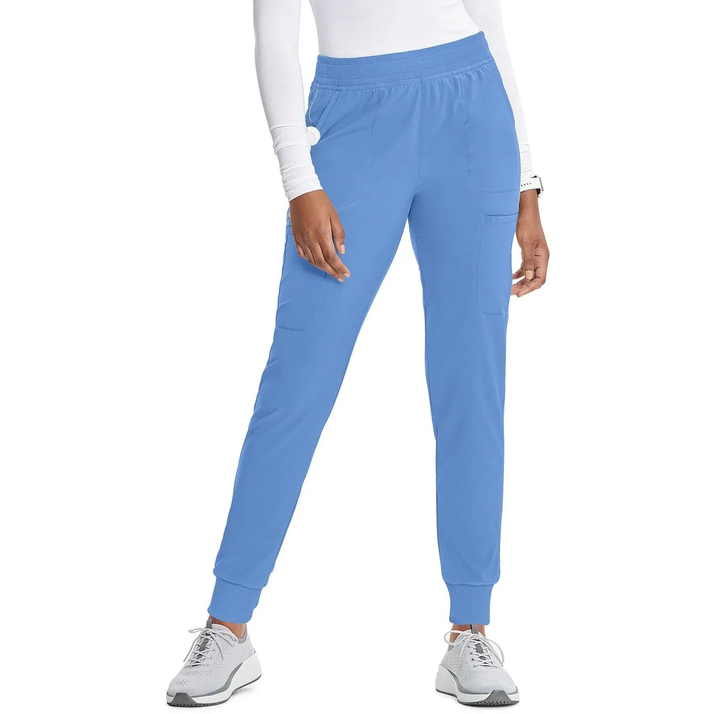 Cherokee Scrubs Pants XXS Infinity Scrubs Jogger Pants Ciel Blue