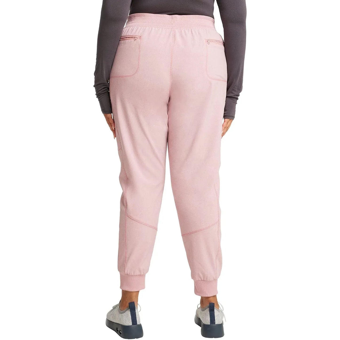 Cherokee Scrubs Pants Infinity Scrubs Jogger Pants Frosted Rose Heather