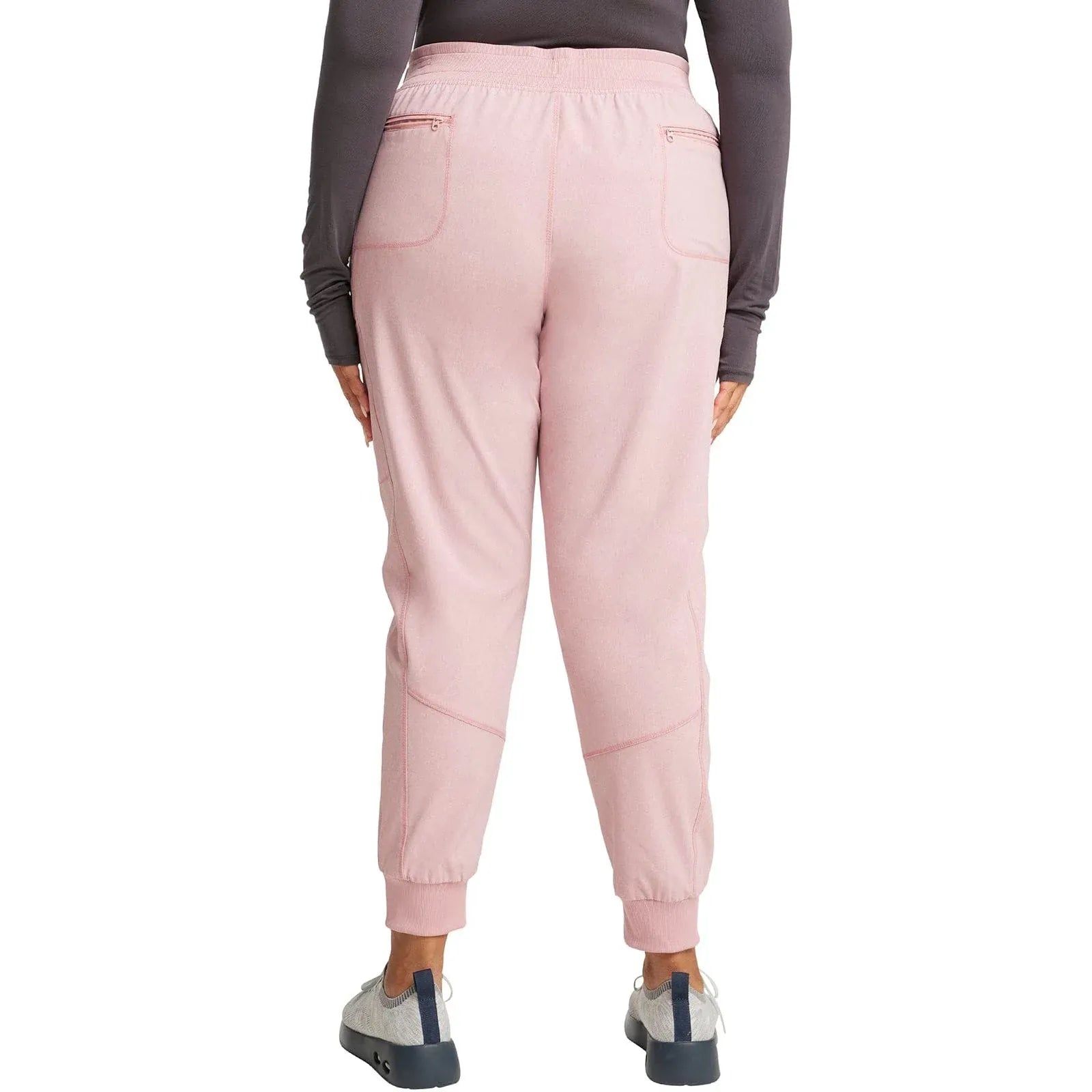 Cherokee Scrubs Pants Infinity Scrubs Jogger Pants Frosted Rose Heather