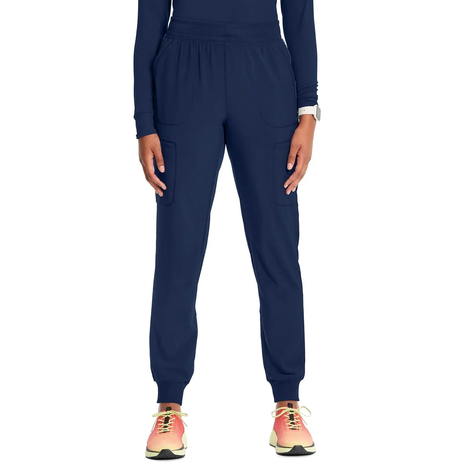 Cherokee Scrubs Pants XXS Infinity Scrubs Jogger Pants Navy