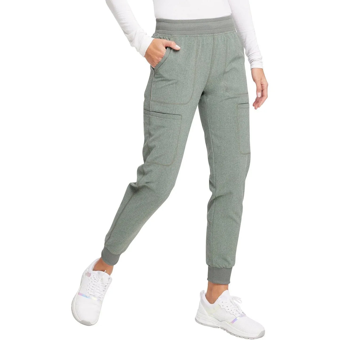 Cherokee Scrubs Pants XS Infinity Scrubs Jogger Pants Spruce Heather