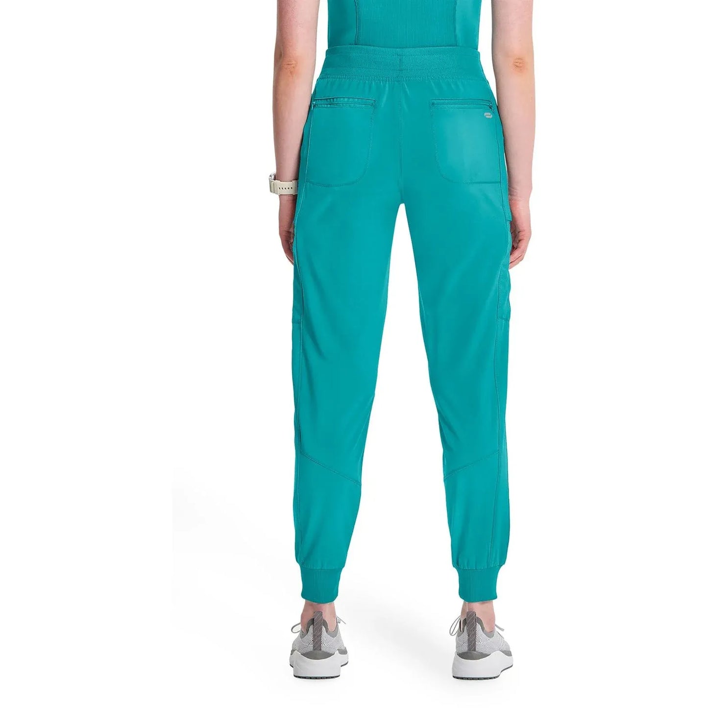 Cherokee Scrubs Pants Infinity Scrubs Jogger Pants Teal Blue