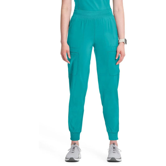 Cherokee Scrubs Pants Infinity Scrubs Jogger Pants Teal Blue