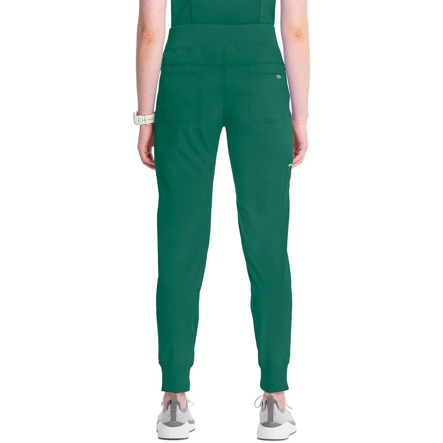 Cherokee Scrubs Pants Cherokee Infinity CK110A Scrubs Jogger Pant Women Hunter Green