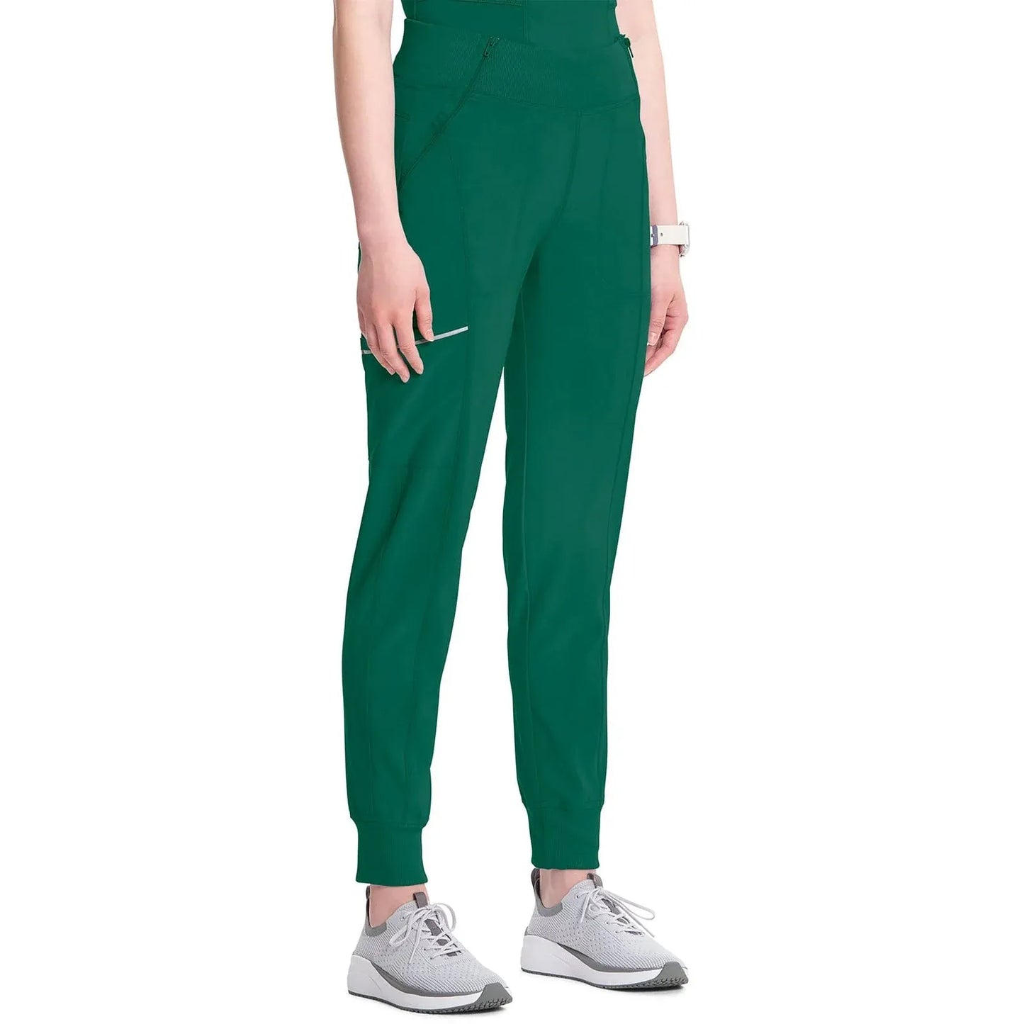 Cherokee Scrubs Pants Cherokee Infinity CK110A Scrubs Jogger Pant Women Hunter Green