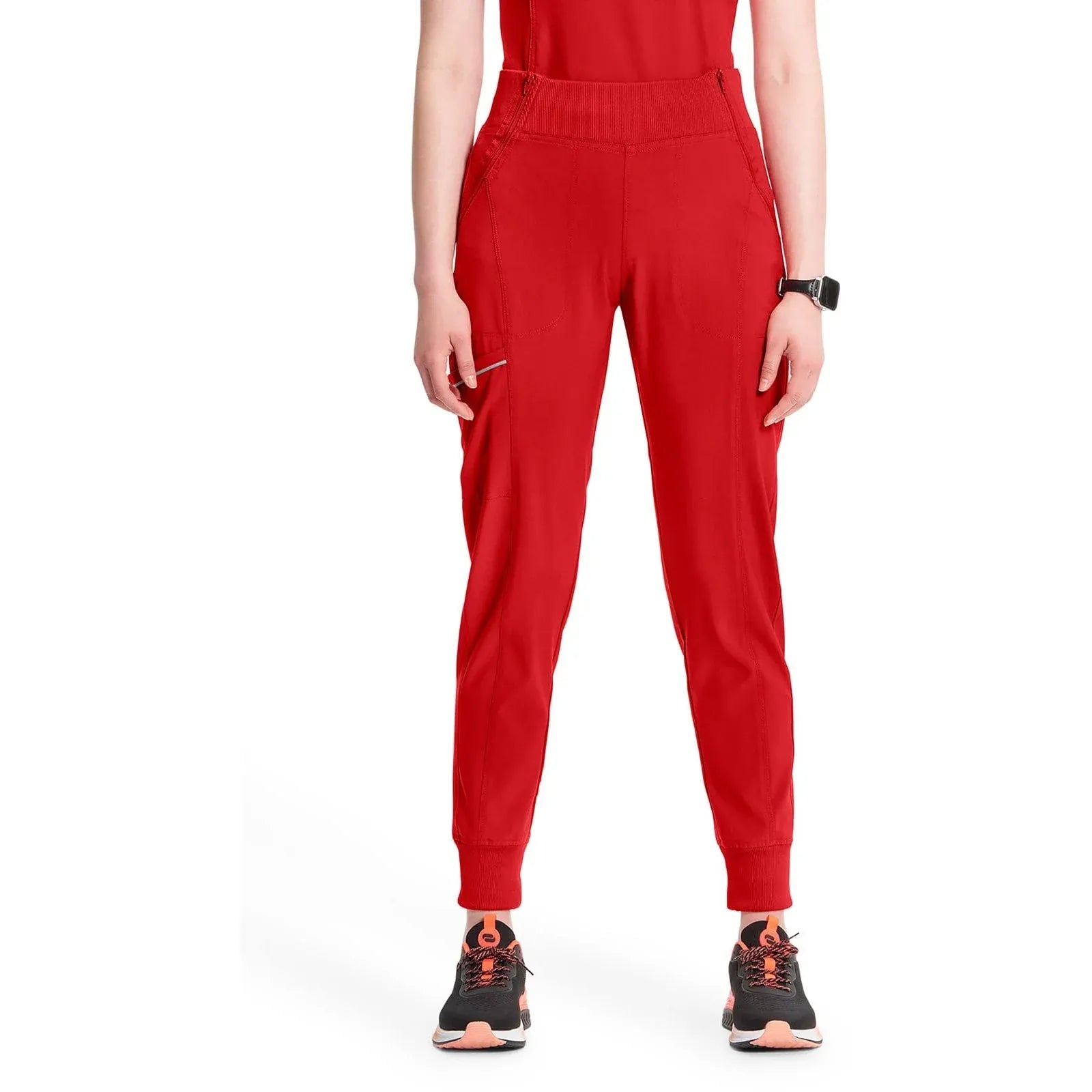 Cherokee Scrubs Pants 2XL Cherokee Infinity CK110A Scrubs Jogger Pant Women Red
