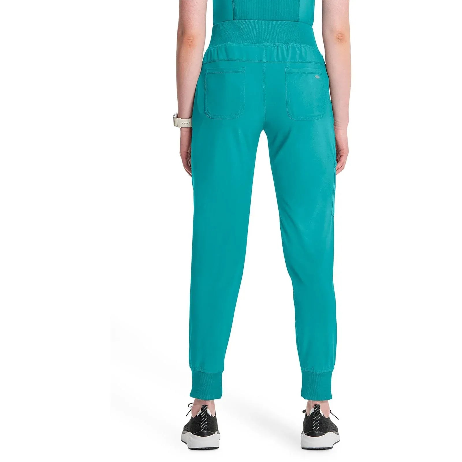 Cherokee Scrubs Pants Cherokee Infinity CK110A Scrubs Pant Jogger Women Teal Blue