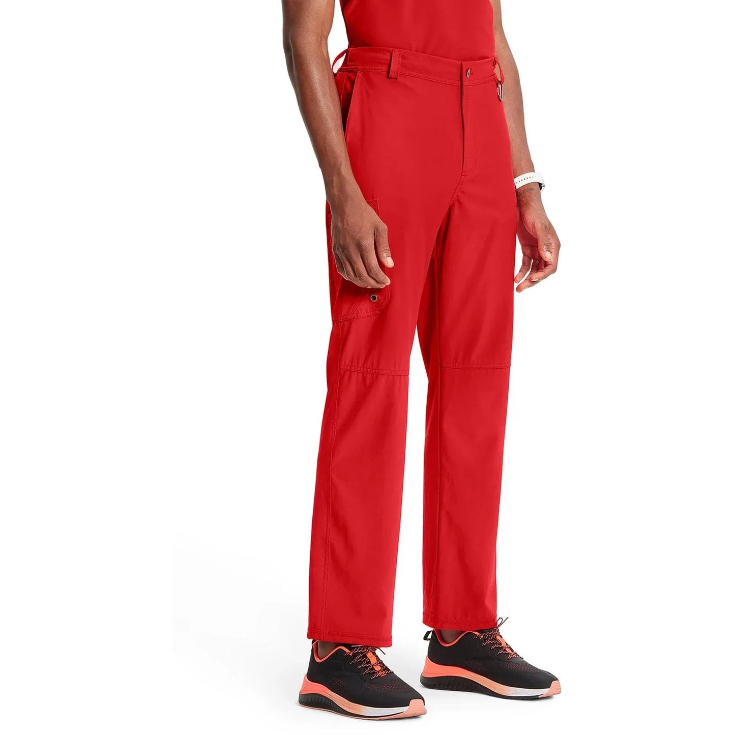 Infinity CK200A Scrubs Pants Mens Fly Front Red