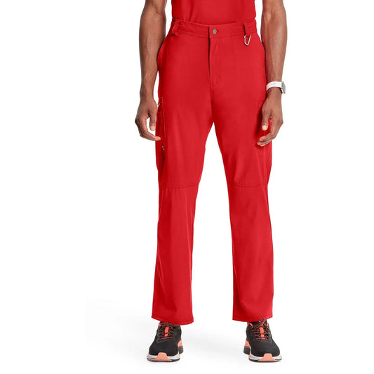 Infinity CK200A Scrubs Pants Mens Fly Front Red