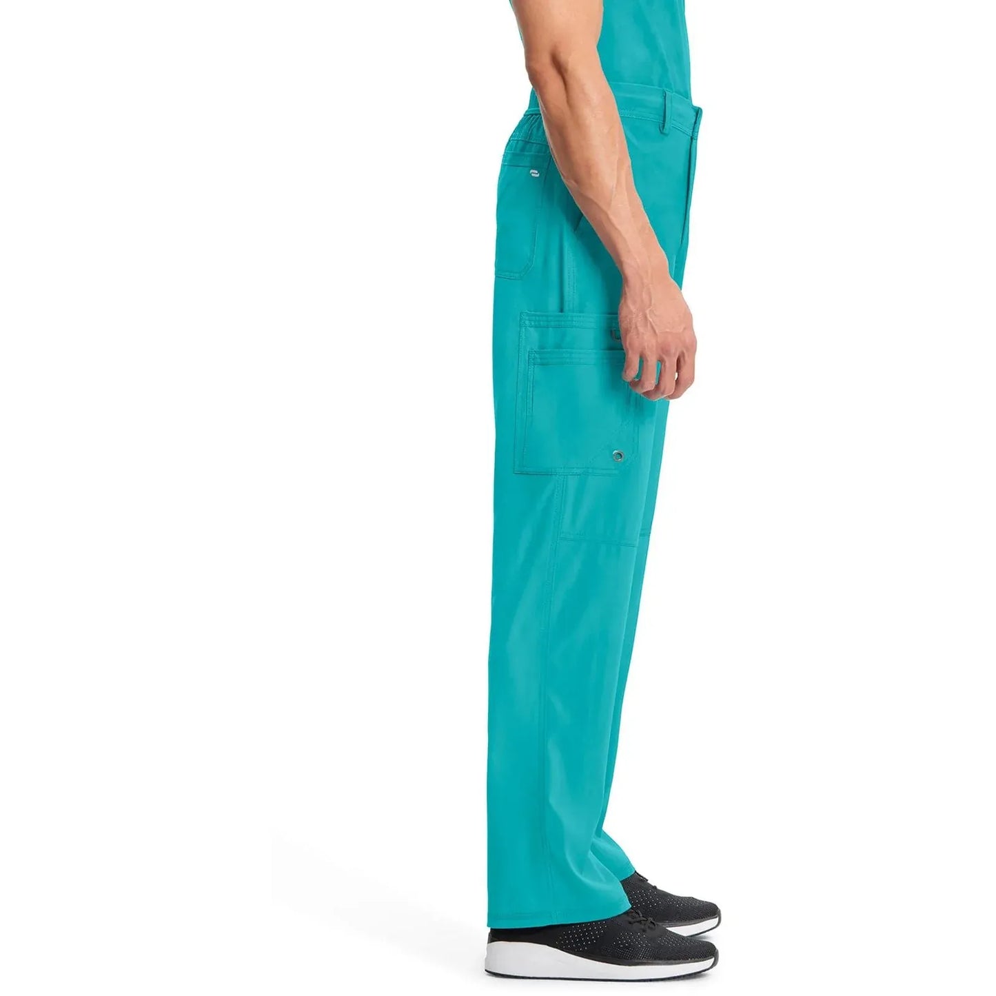 Infinity CK200A Scrubs Pants Mens Fly Front Teal Blue