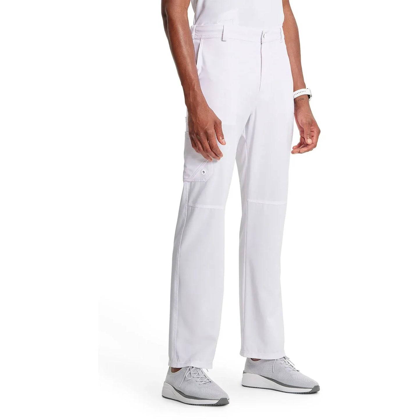Infinity CK200A Scrubs Pants Mens Fly Front White