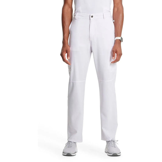 Infinity CK200A Scrubs Pants Mens Fly Front White