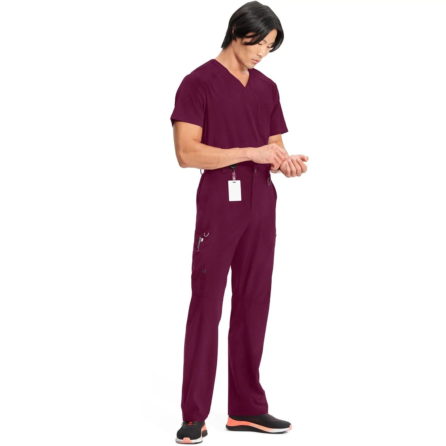 Infinity CK200A Scrubs Pants Mens Fly Front Wine