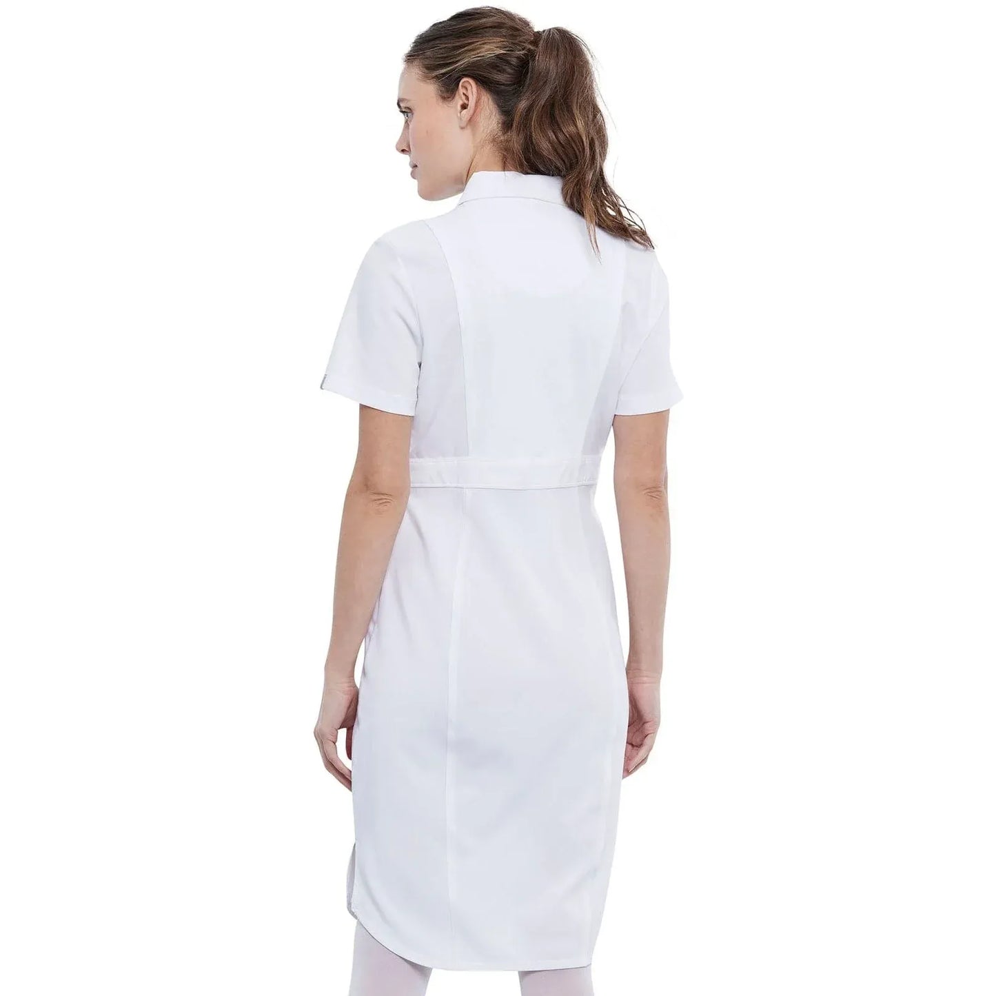 Infinity Infinity CK510A Button Front Dress White