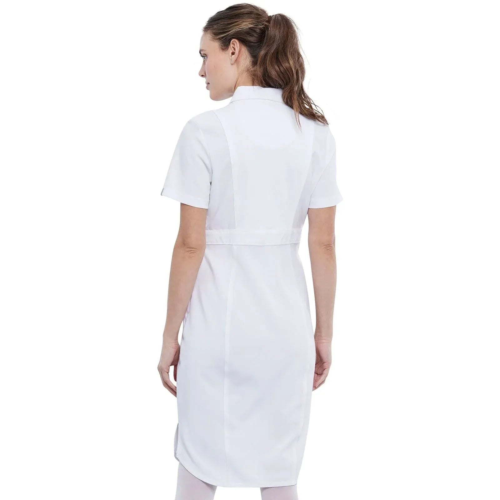 Infinity Infinity CK510A Button Front Dress White