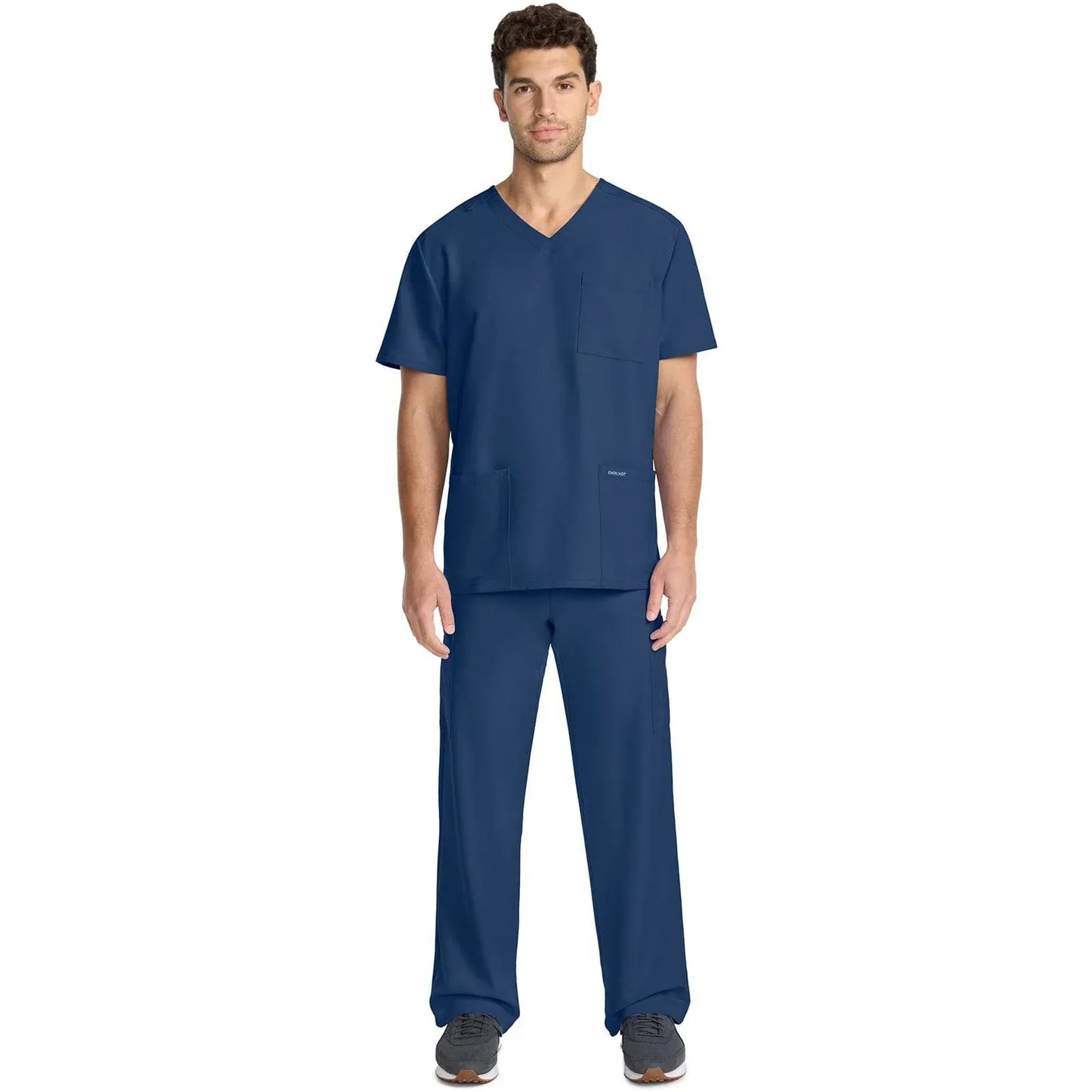 Infinity CK910A Scrubs Top Mens V-Neck Navy