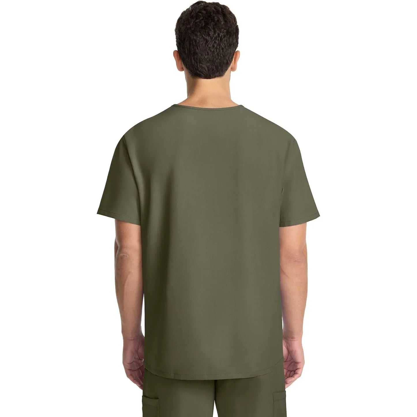Infinity CK910A Scrubs Top Mens V-Neck Olive