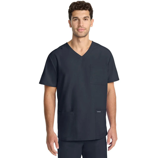 Infinity CK910A Scrubs Top Mens V-Neck Pewter