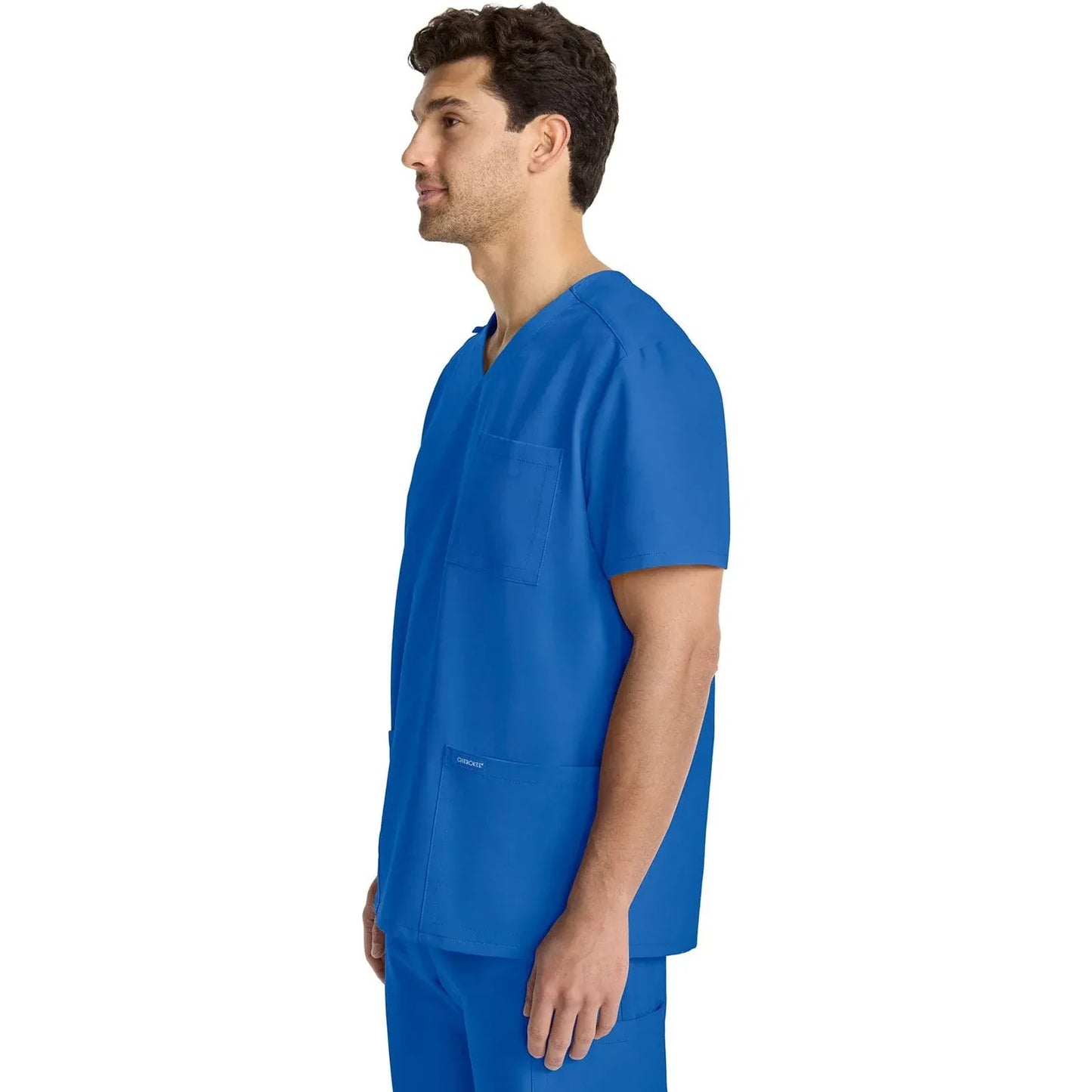 Infinity CK910A Scrubs Top Mens V-Neck Royal