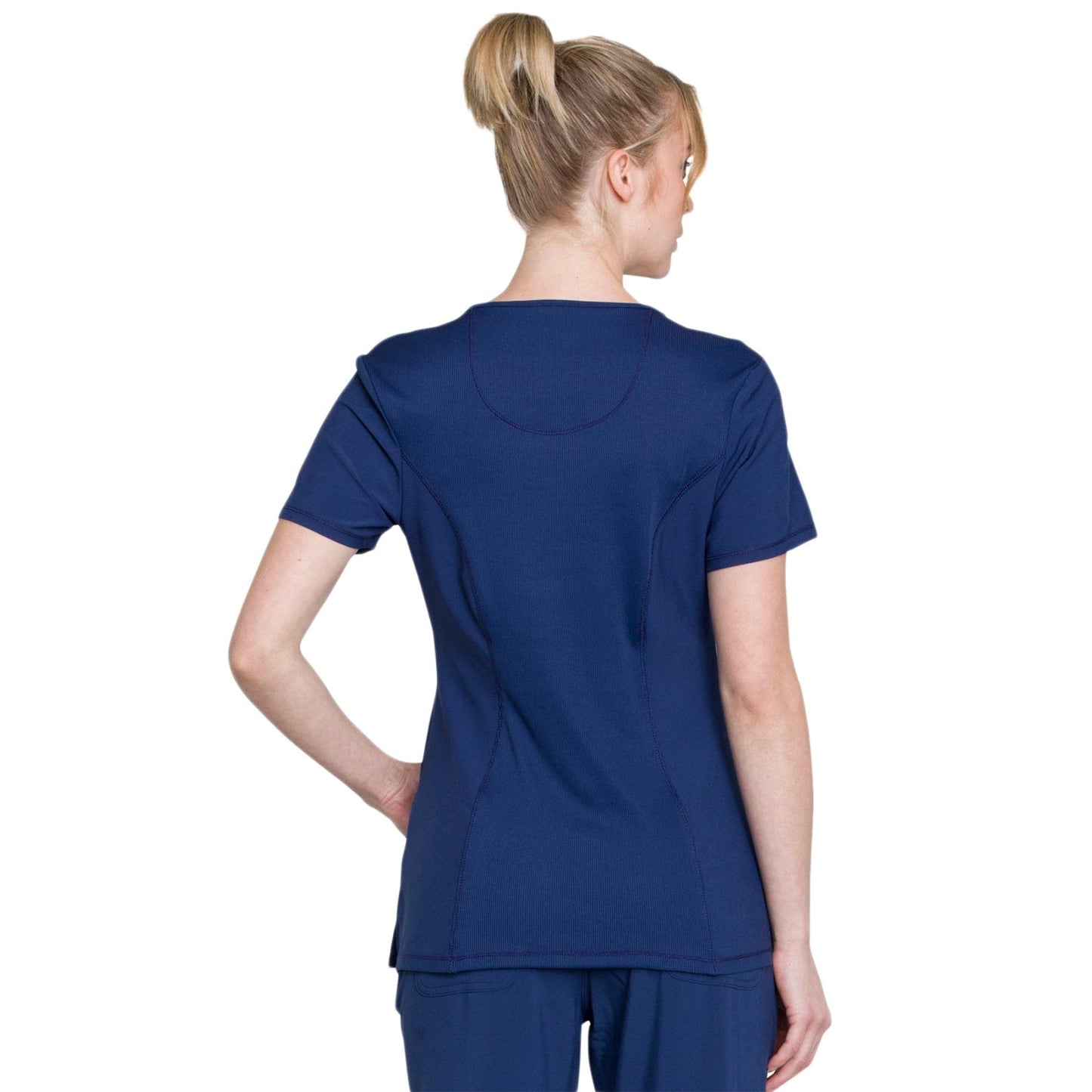 Infinity 2624A Scrubs Top Women's Round Neck Navy