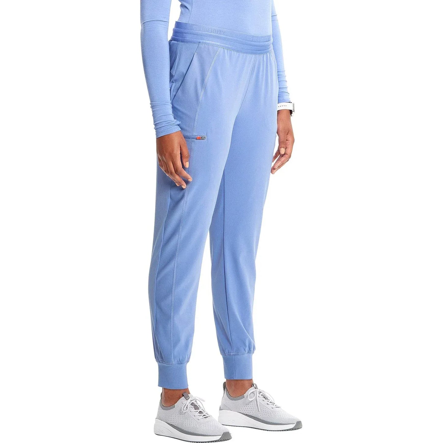 Infinity Scrubs Pants Infinity IN122A Mid Rise Jogger Women Scrubs Pant Ciel