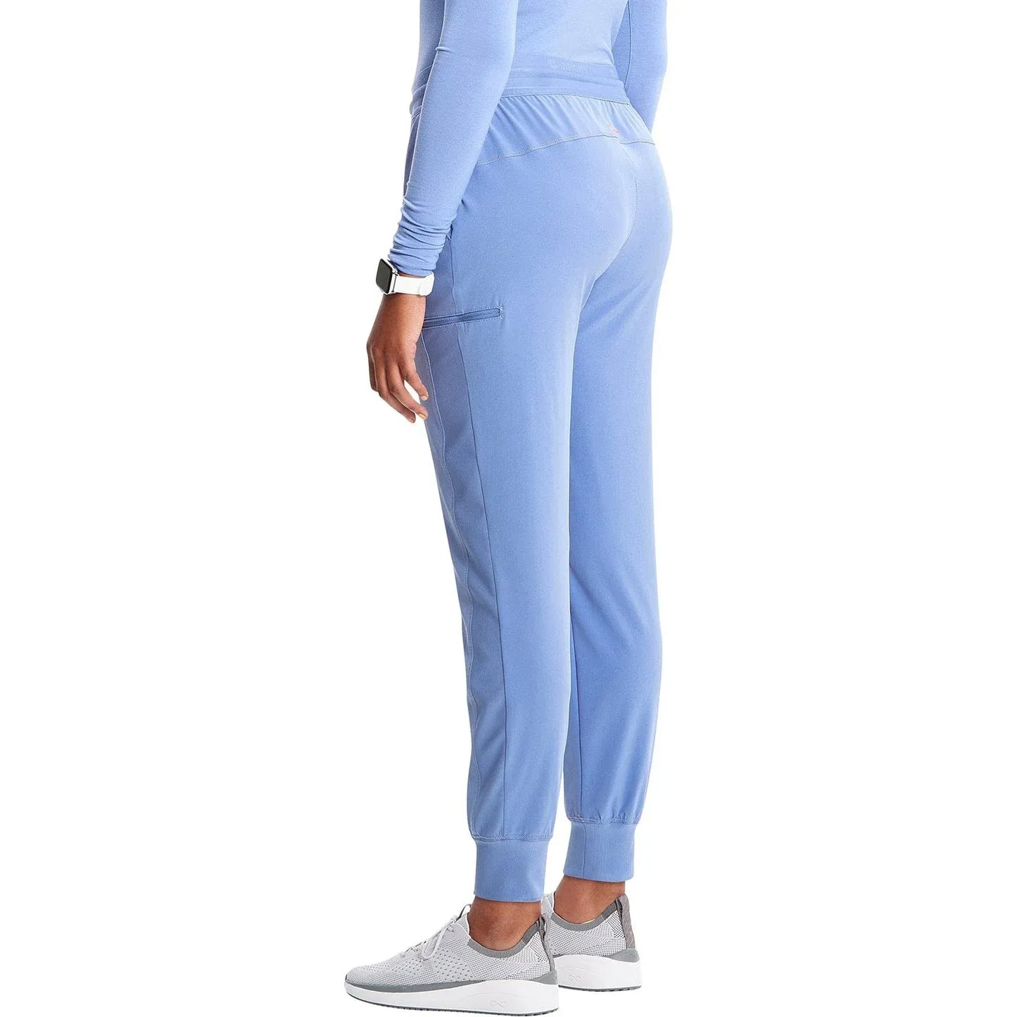 Infinity Scrubs Pants Infinity IN122A Mid Rise Jogger Women Scrubs Pant Ciel