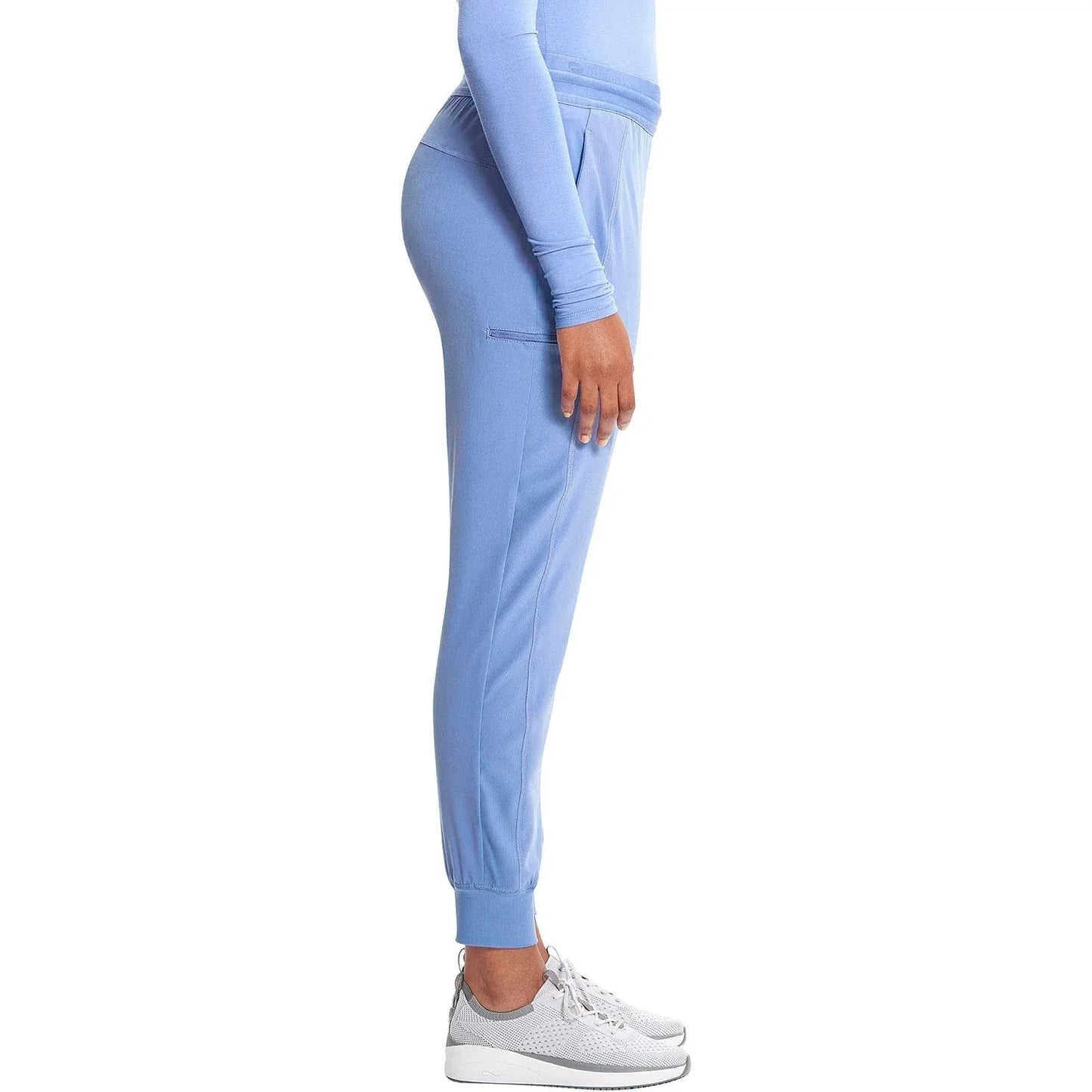 Infinity Scrubs Pants Infinity IN122A Mid Rise Jogger Women Scrubs Pant Ciel