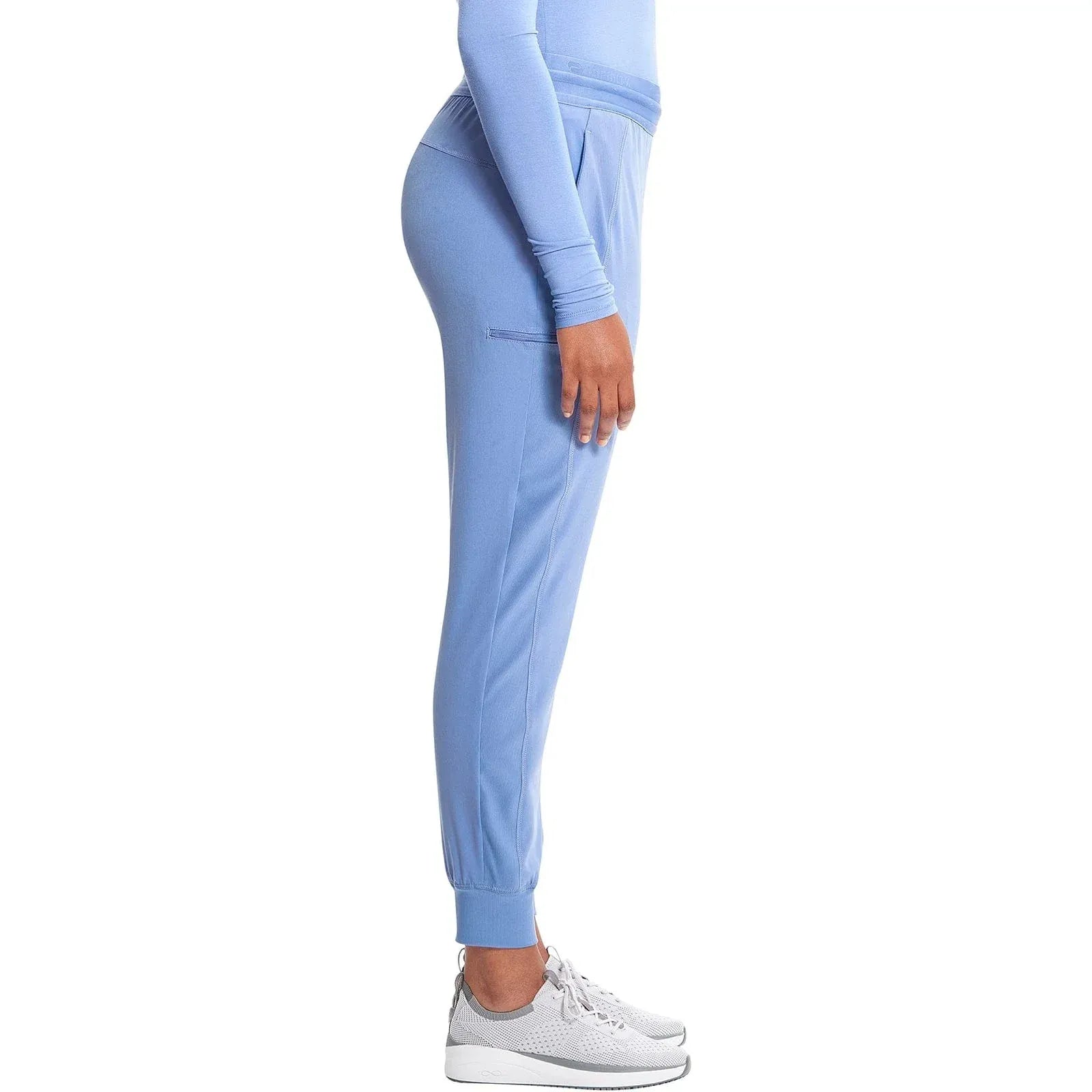 Infinity Scrubs Pants Infinity IN122A Mid Rise Jogger Women Scrubs Pant Ciel