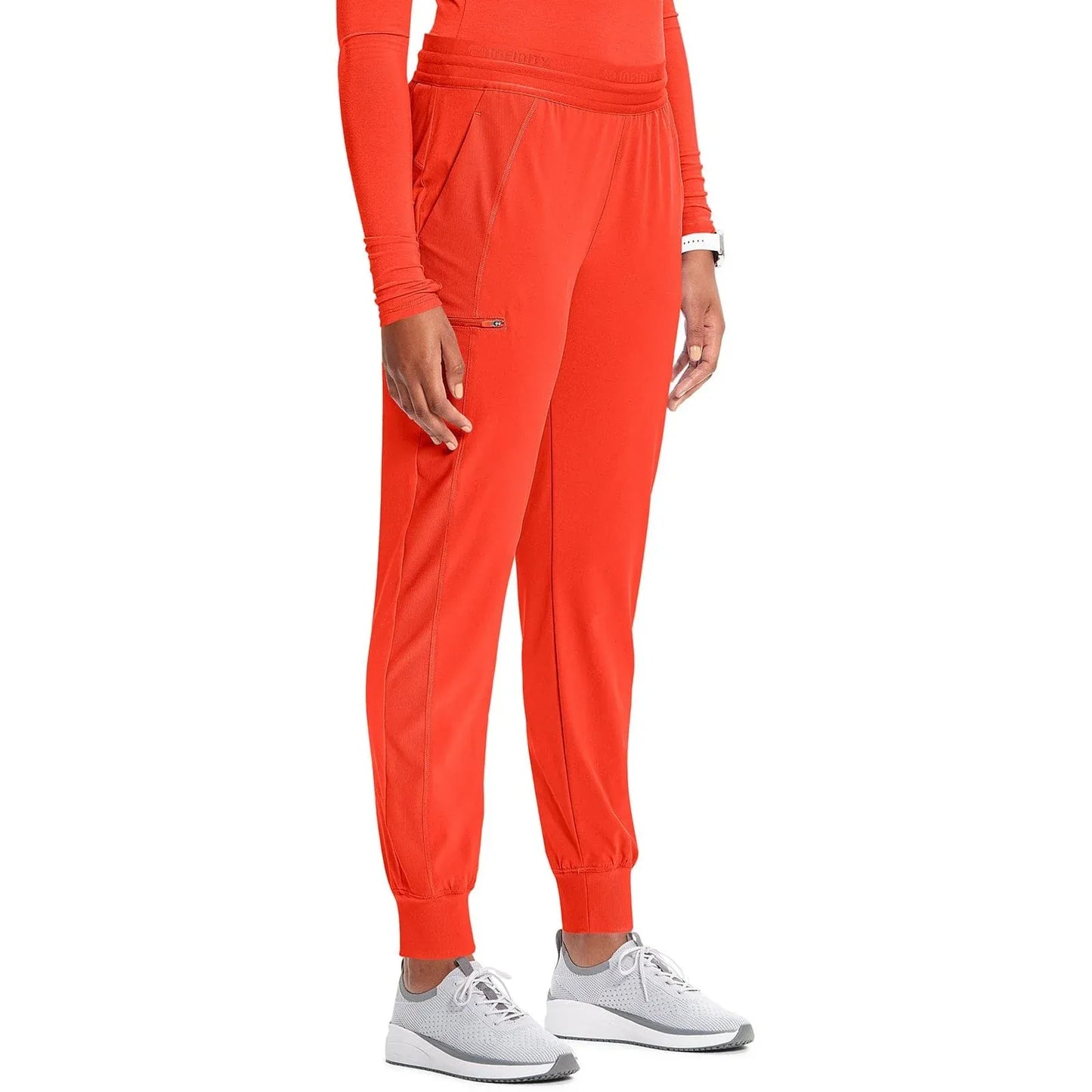 Infinity GNR8 IN122A Mid Rise Jogger Women Scrubs Pant Fire Bird