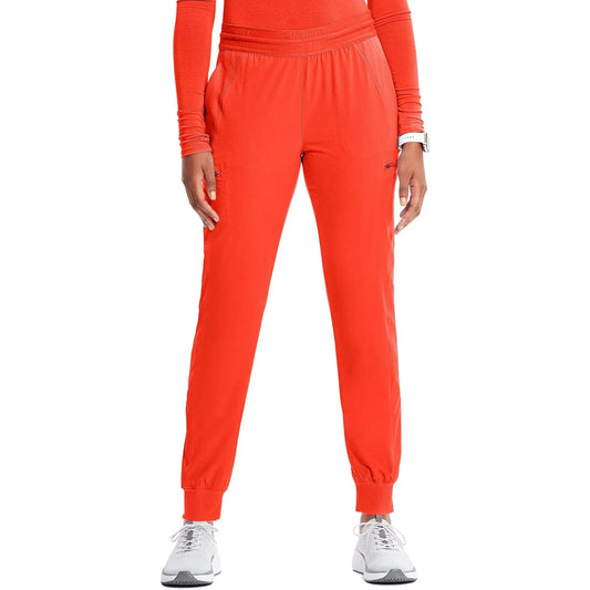 Infinity GNR8 IN122A Mid Rise Jogger Women Scrubs Pant Fire Bird