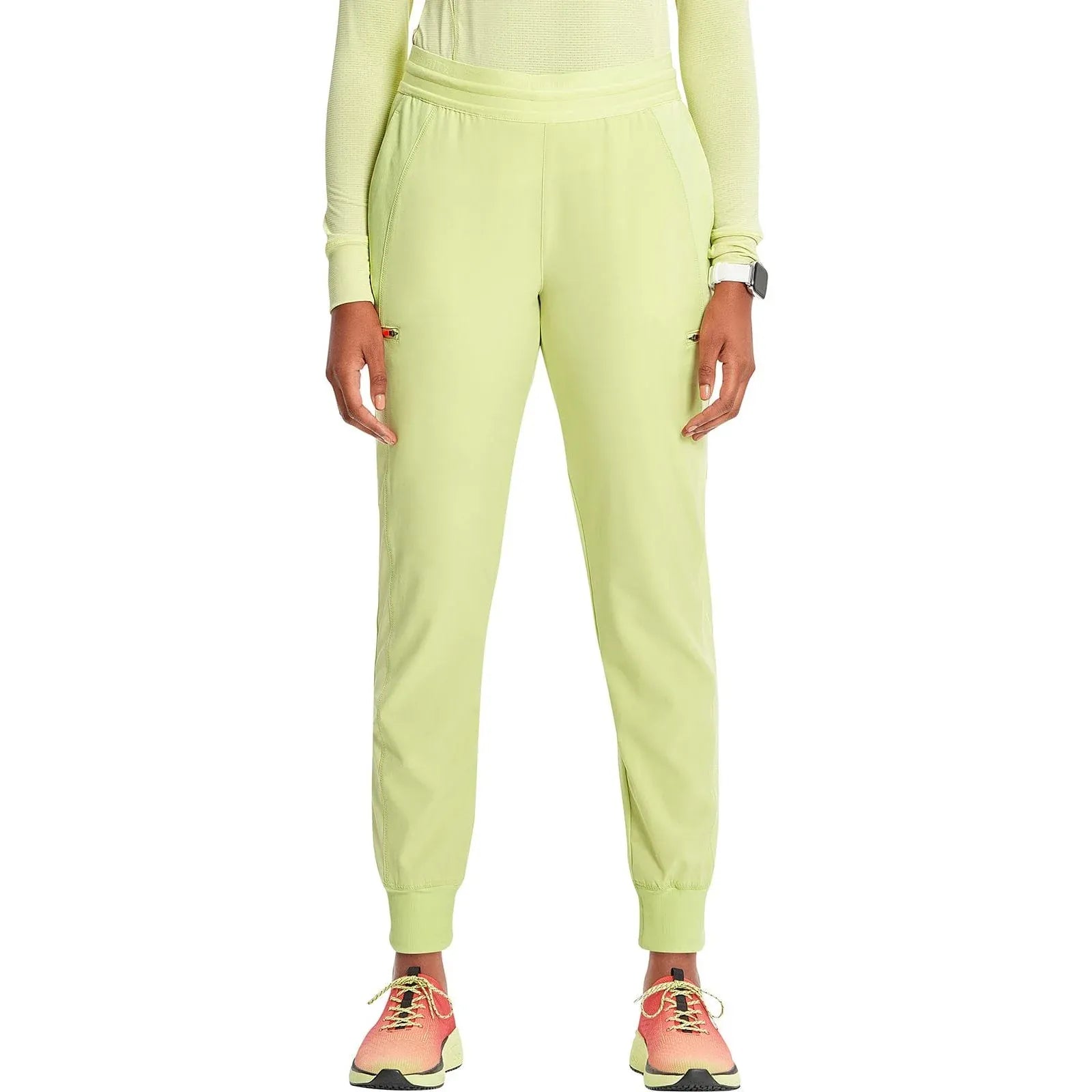 Infinity Scrubs Pants S Infinity IN122A Mid Rise Jogger Women Scrubs Pant Green Energy